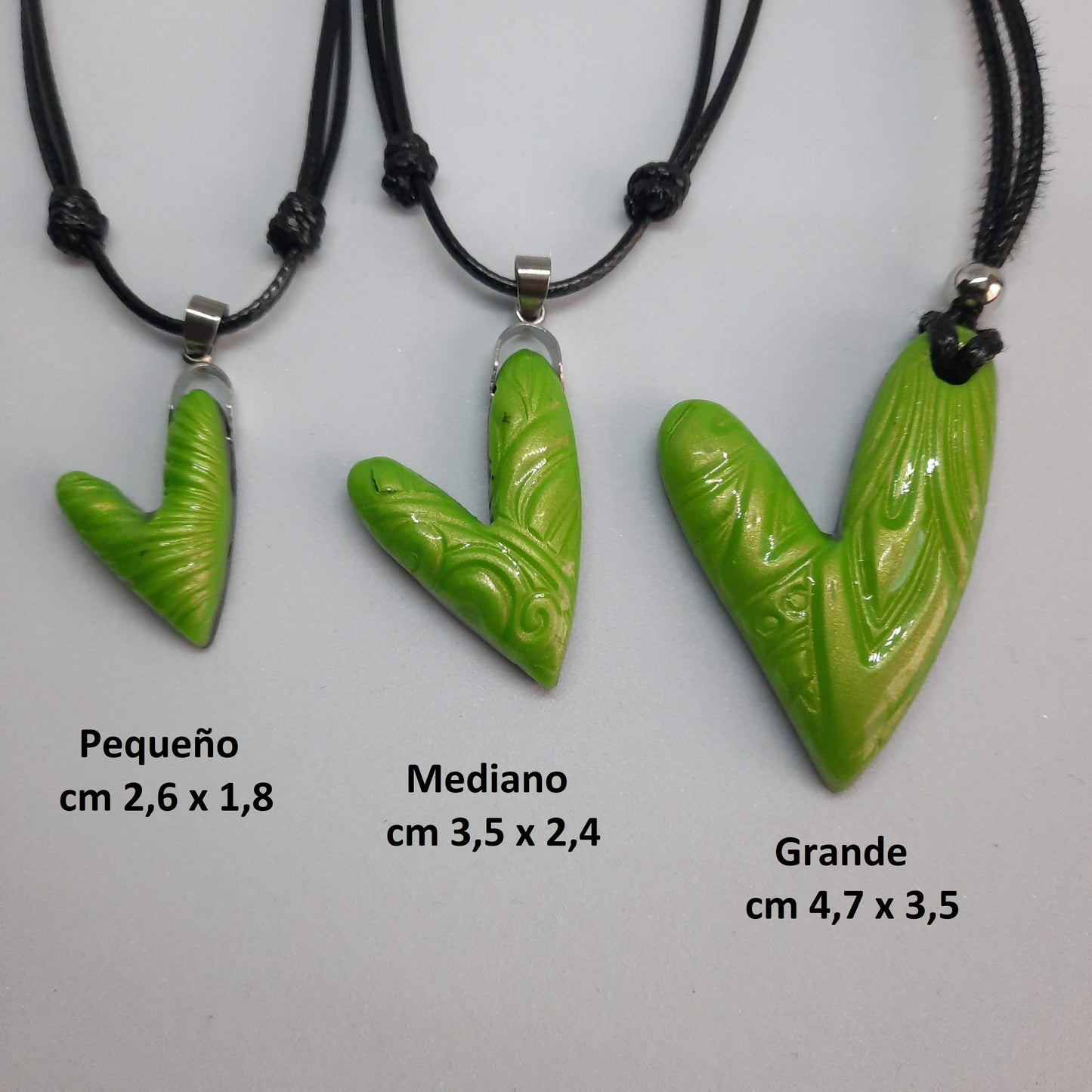 Colgante Corazón Verde