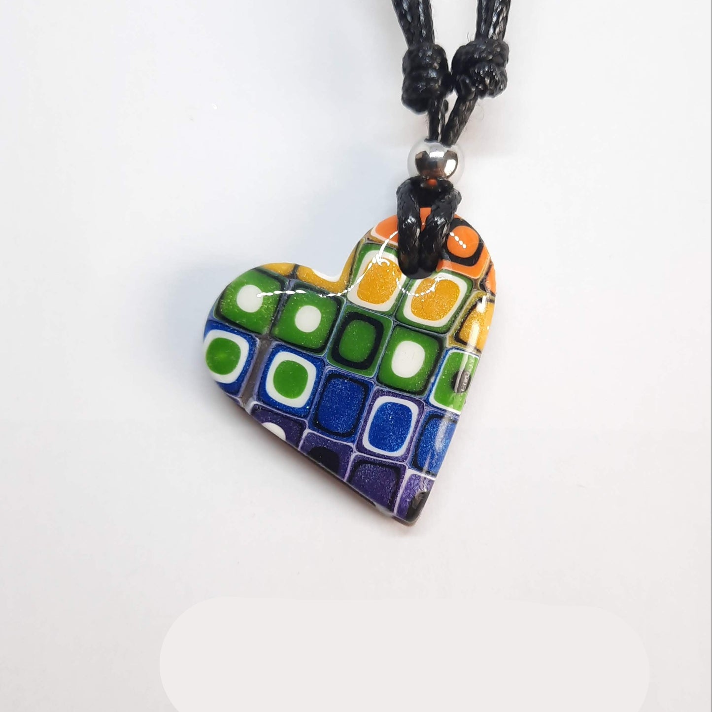 Colgante Corazón Pequeño Arcoíris