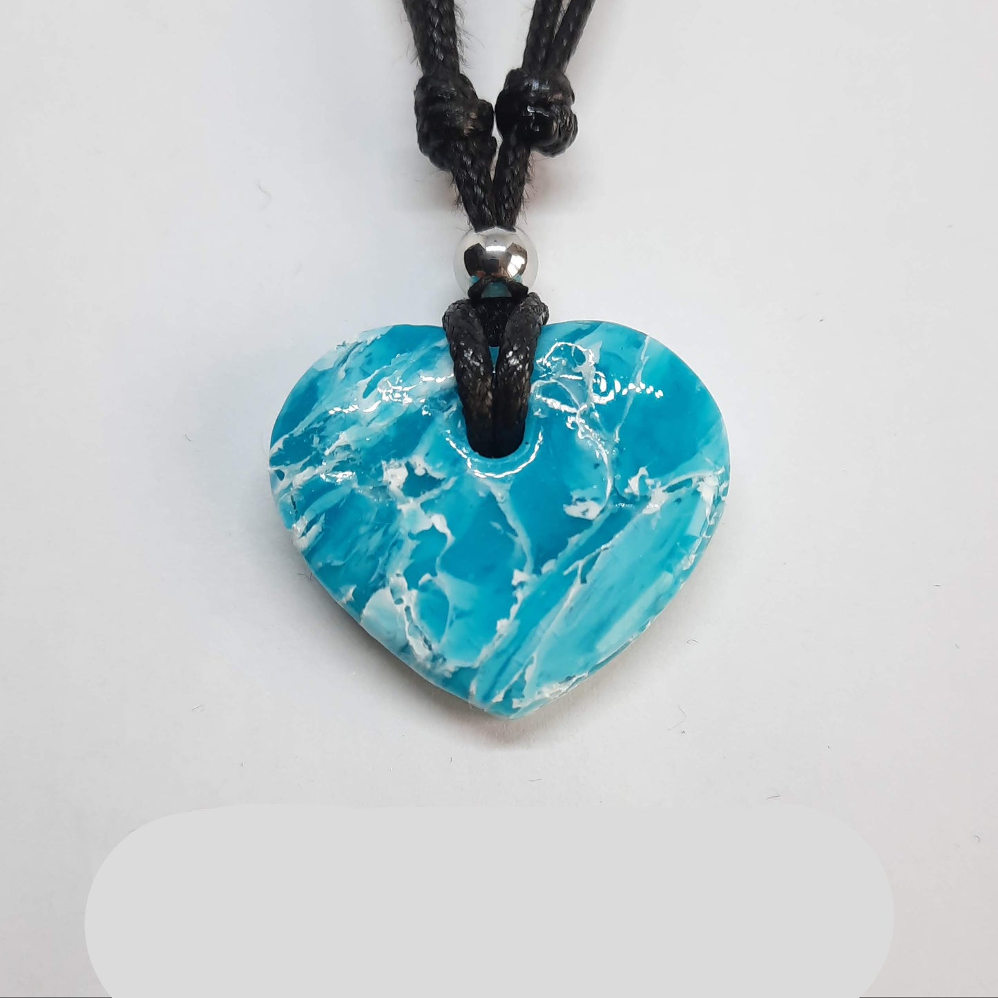 Colgante Corazón Pequeño Aguamarina