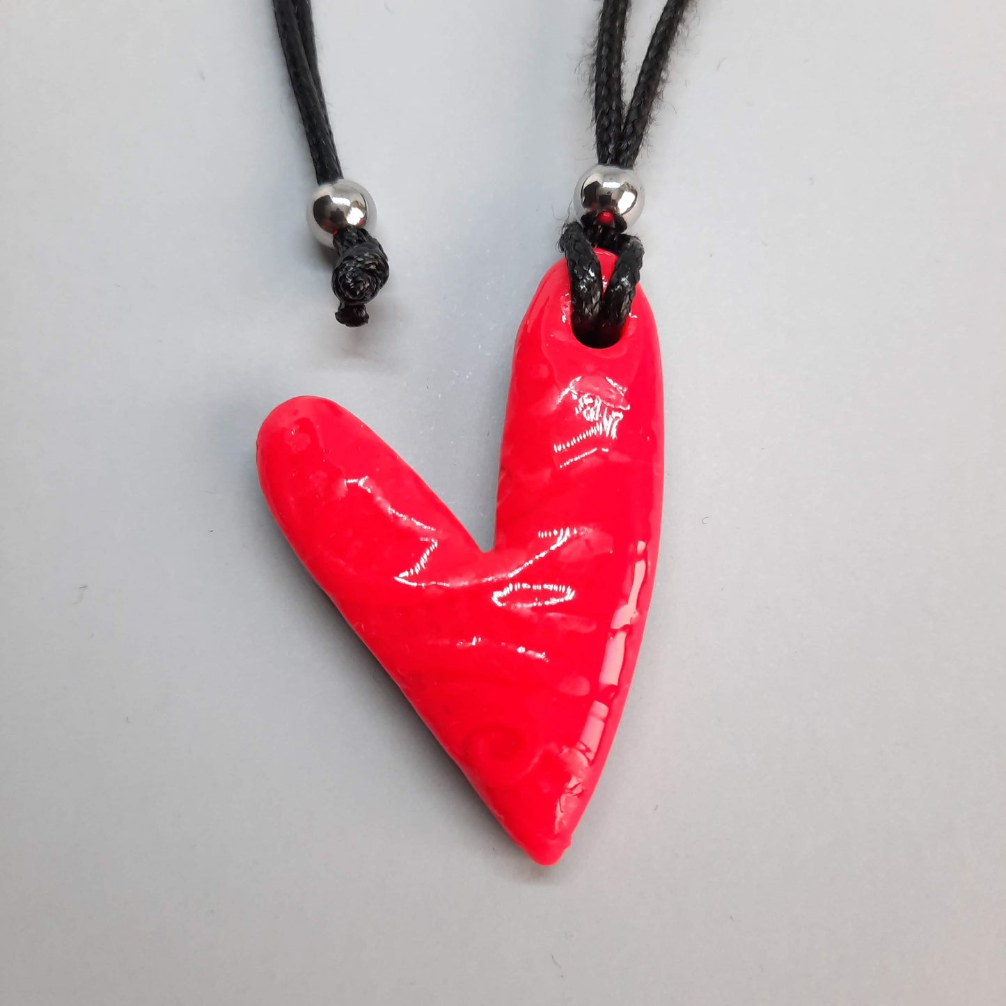 Colgante Corazón Rosa Neon