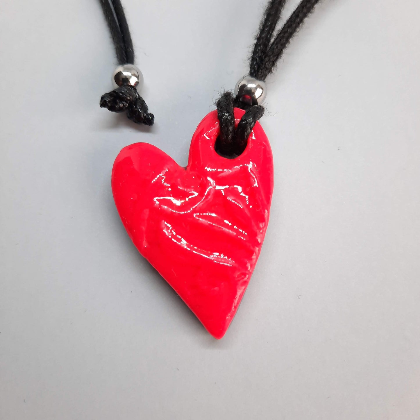 Colgante Corazón Rosa Neon