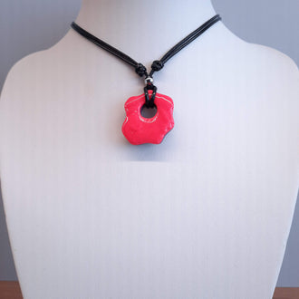 Colgante Nube Pequeño Rosa Neon