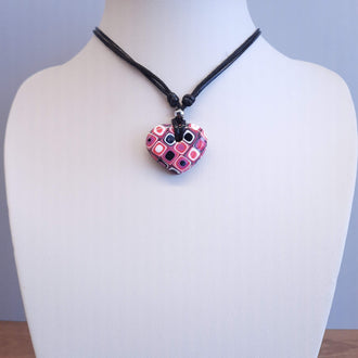 Colgante Corazón Pequeño Rosa Verano