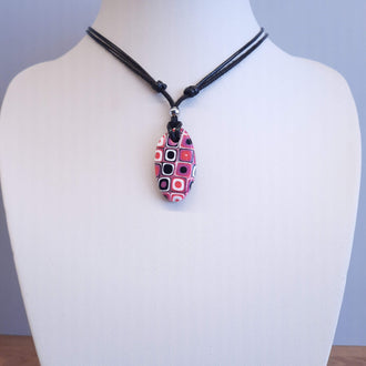 Colgante Ovalado Pequeño Rosa Verano