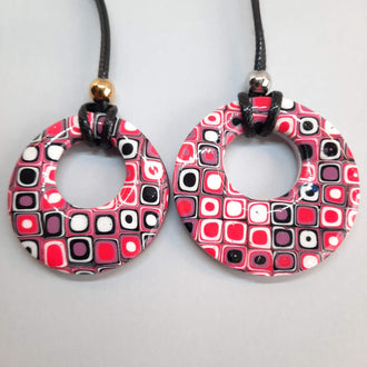 Colgante Redondo Rosa Verano