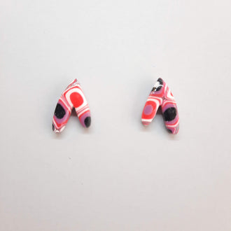 Pendientes Botón Fantasy Rosa Verano