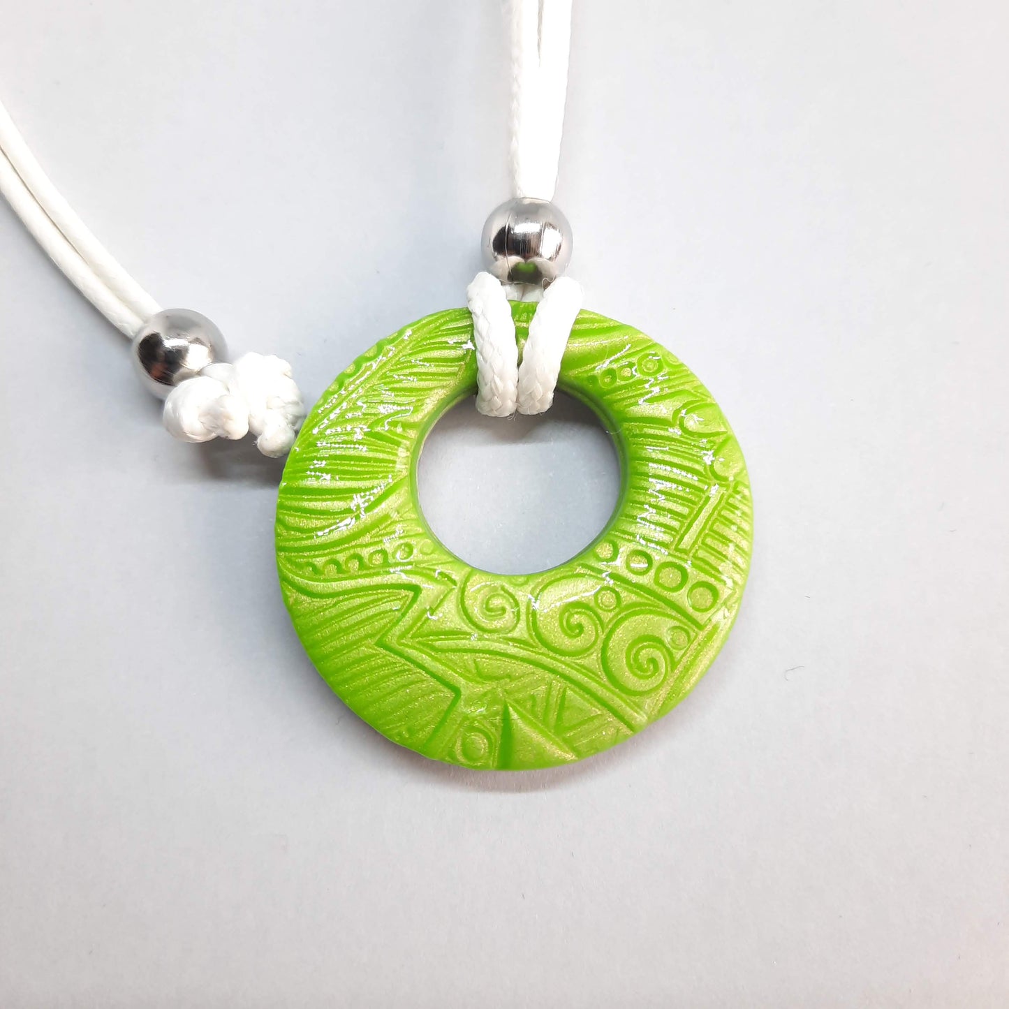 Colgante Circulo Mediano Verde