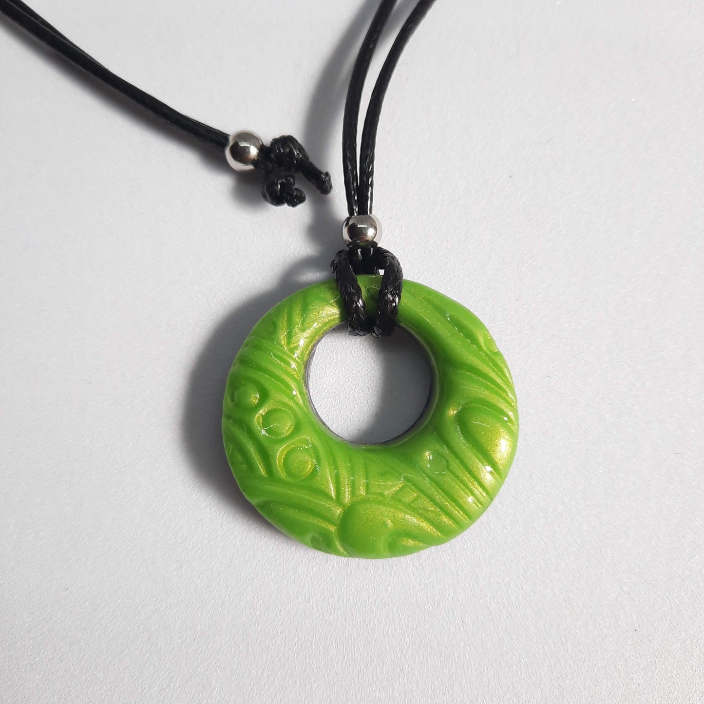 Colgante Circulo Verde Pequeño