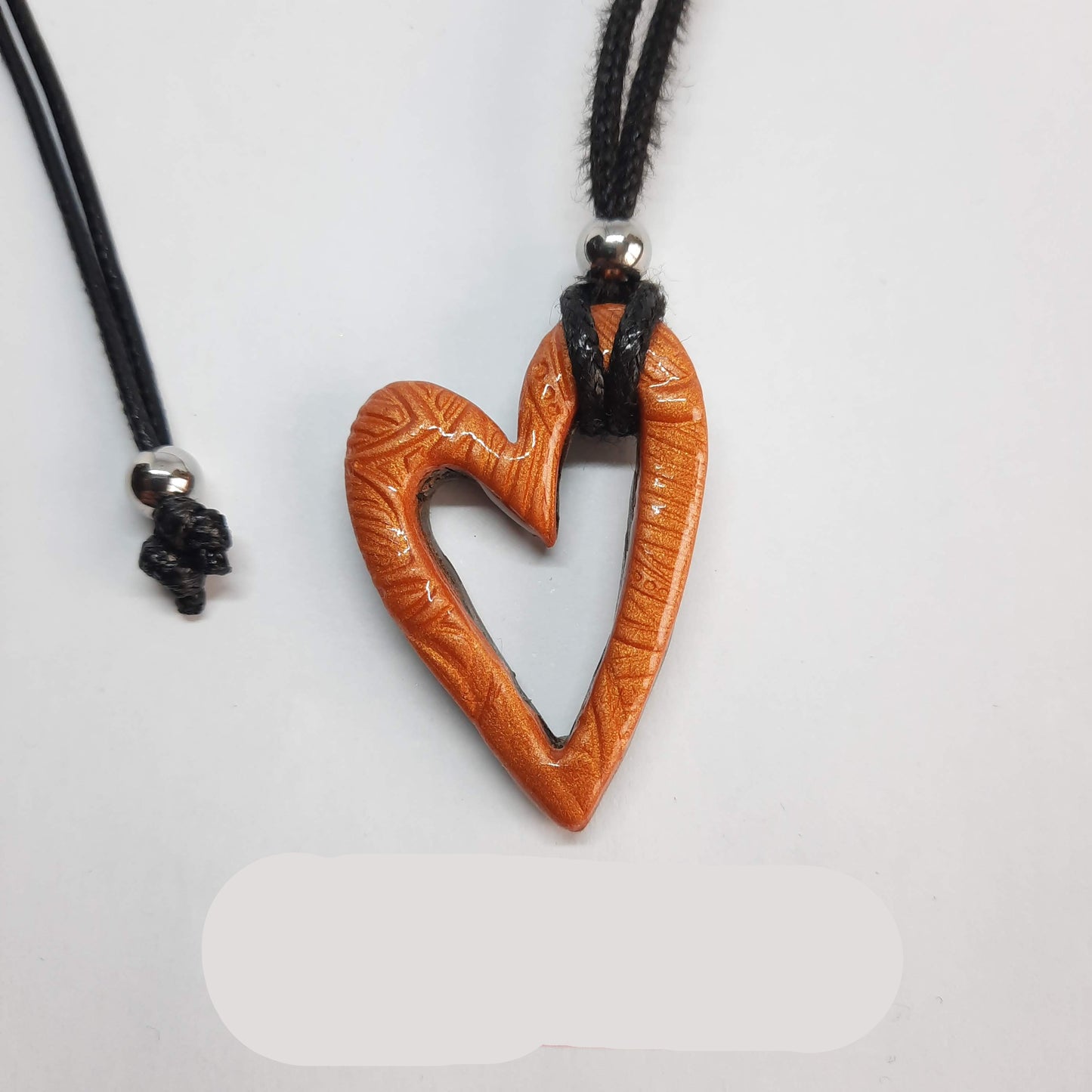 Colgante Corazón Hueco Pequeño Herrumbre