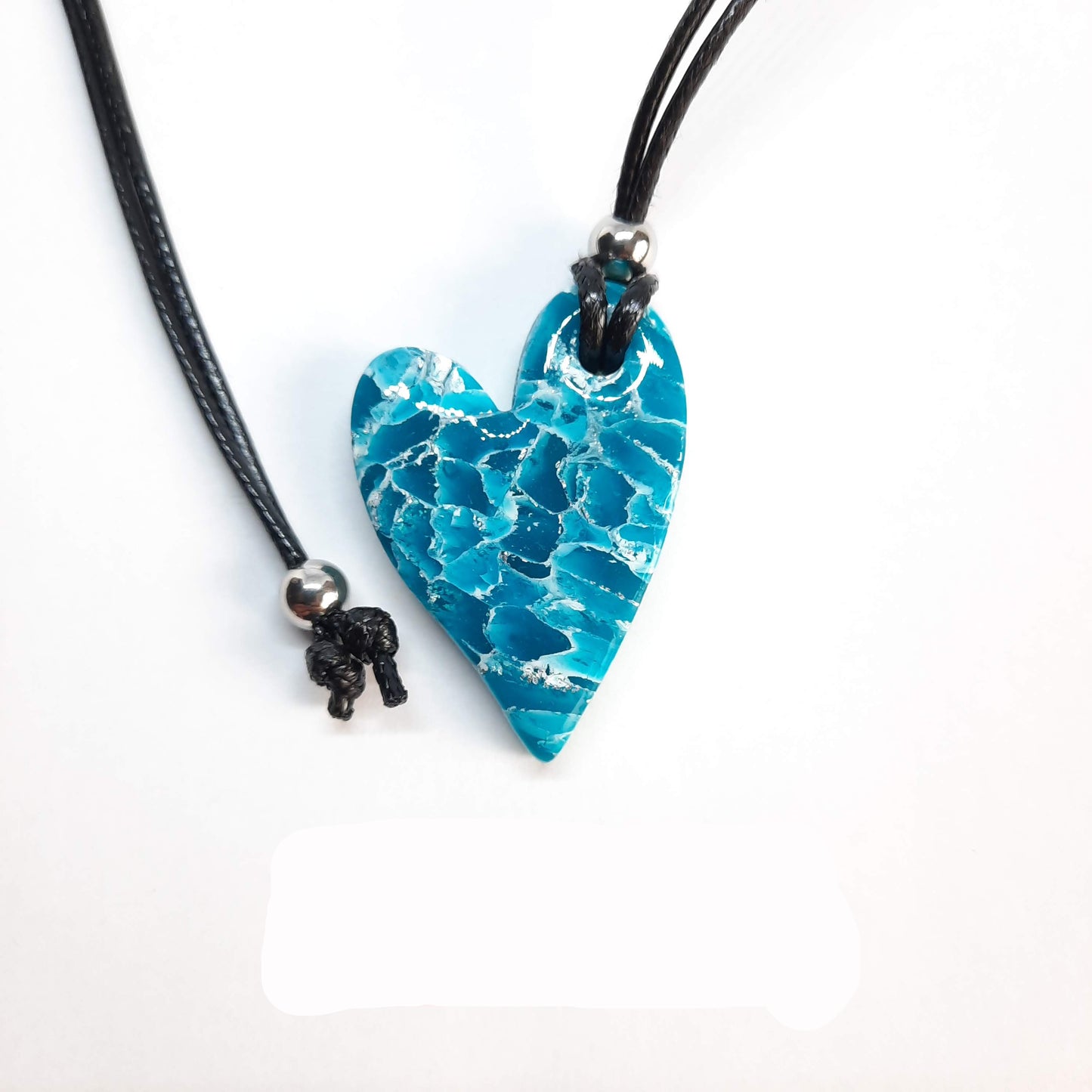 Colgante Corazón Aguamarina pequeño
