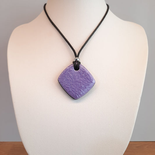 Colgante Cuadrado Mediano Lila