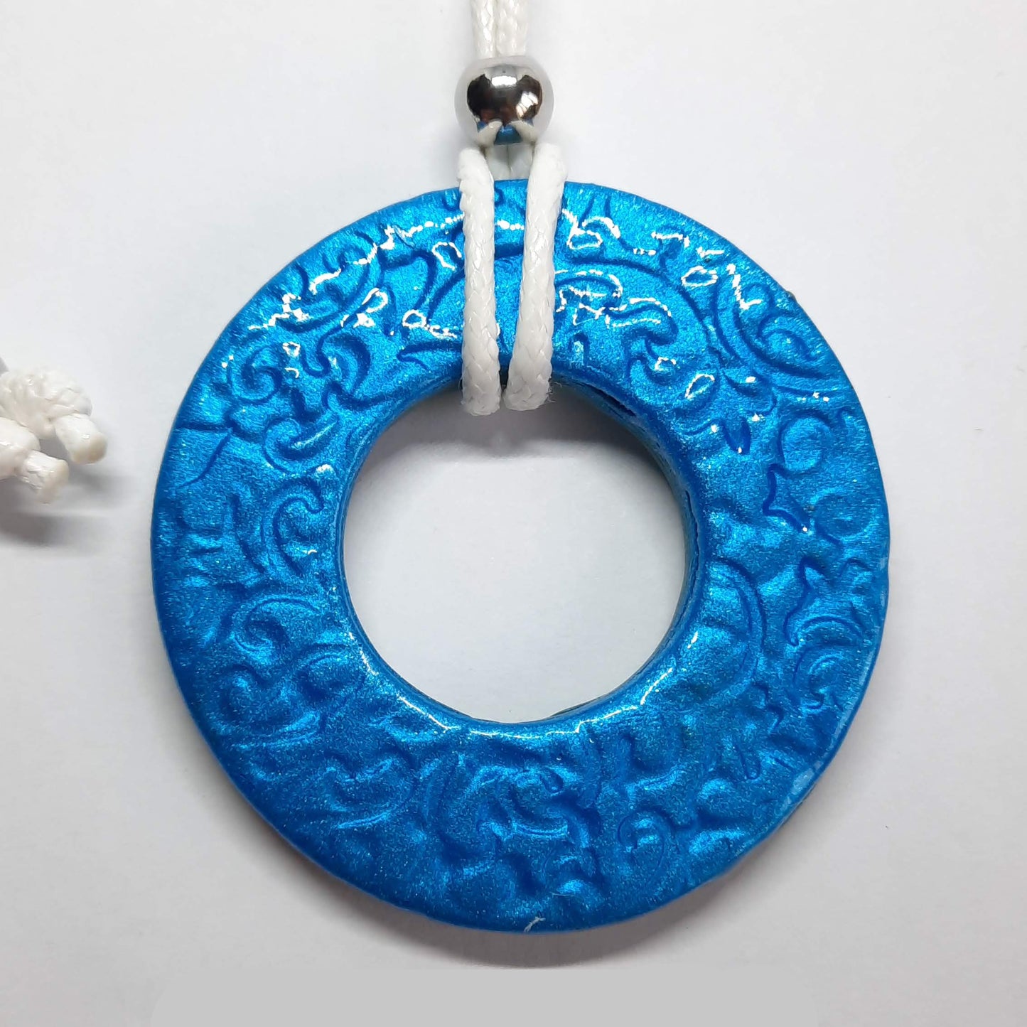 Colgante Donut Grande Azul