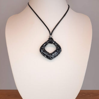 Colgante Lisboa Negro Mármol