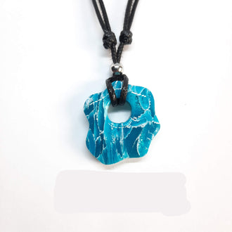 Colgante Nube Aguamarina pequeño