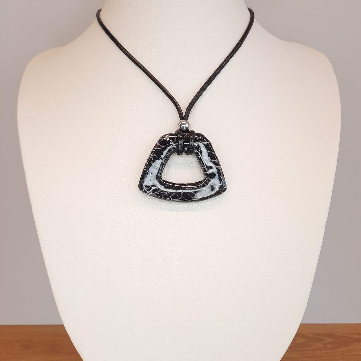 Colgante Osaka Negro Mármol