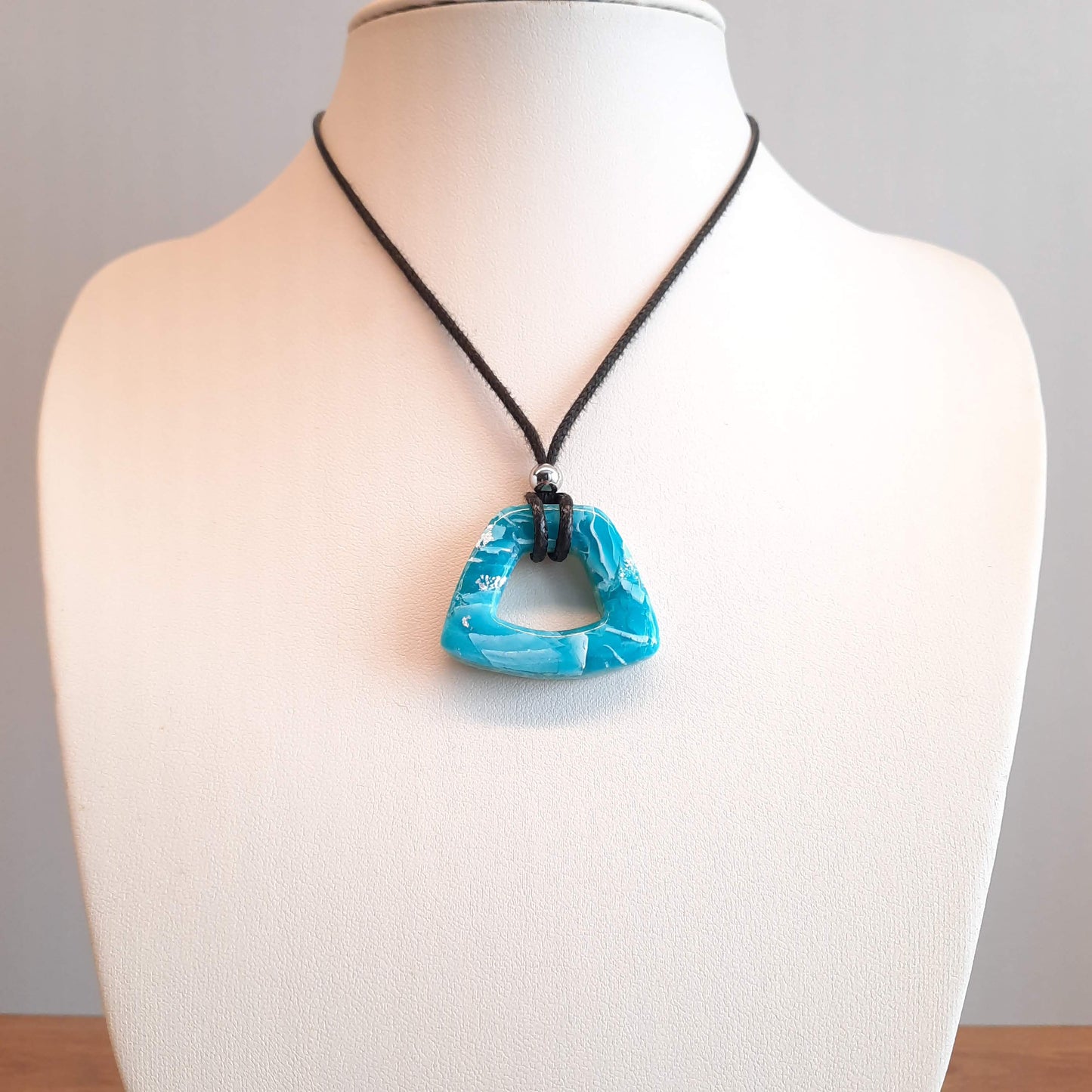 Colgante Osaka Pequeño Aguamarina