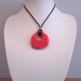 Colgante Palma Rojo