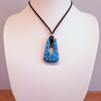 Colgante Trapecio Mediano Turquesa
