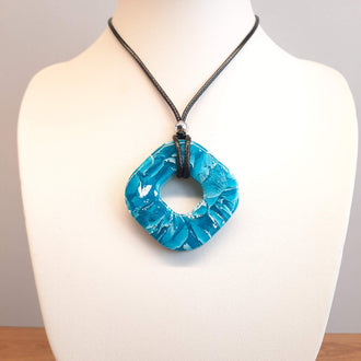 Colgante Valencia Aguamarina