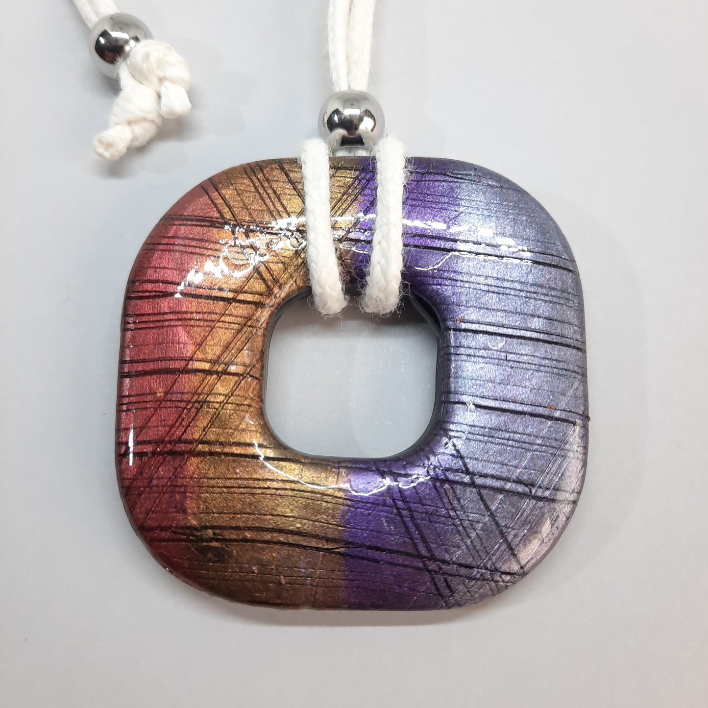 Colgante Valencia Labradorita Violeta