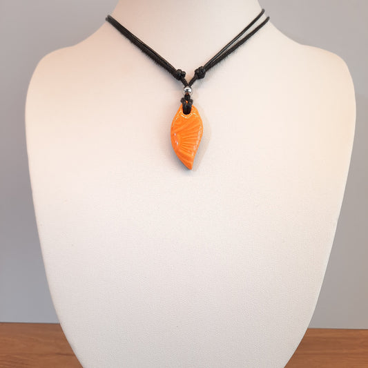 Gargantilla Con Colgante Barcelona Naranja