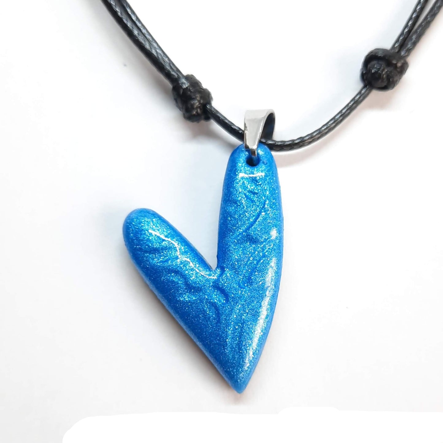 Gargantilla Con Colgante Corazón Azul