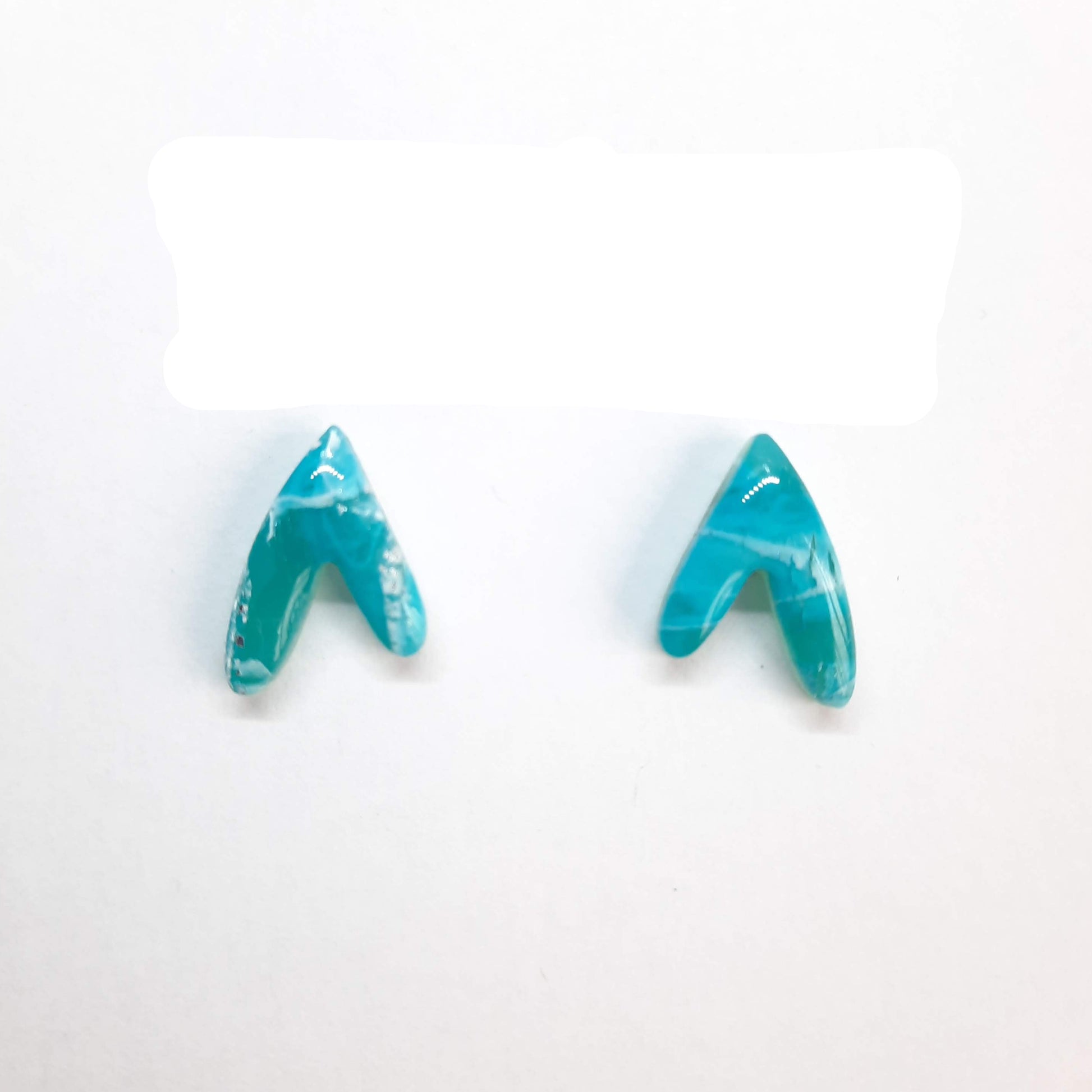 Pendientes Botón Fantasía Aguamarina