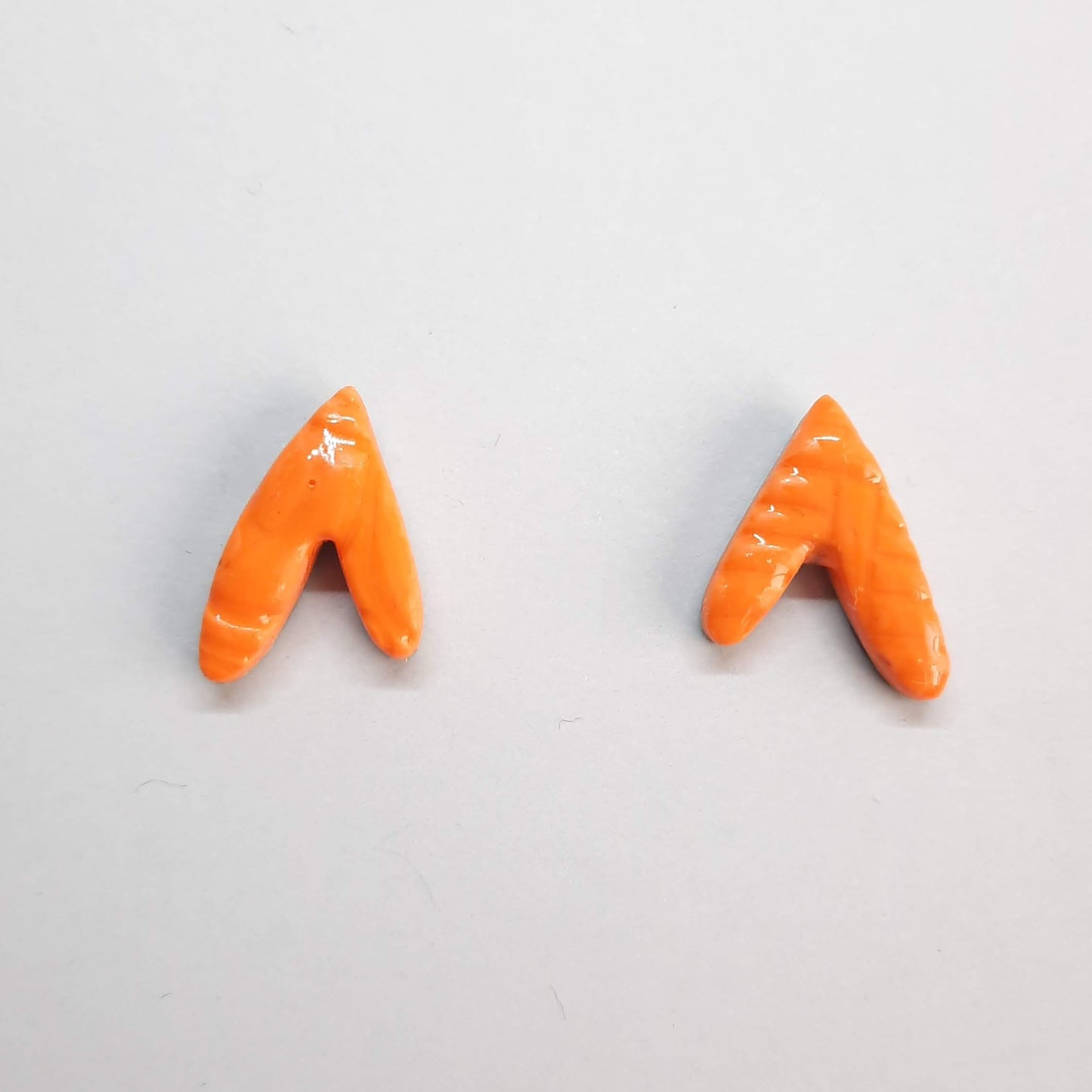 Pendientes Botón Fantasía Naranja