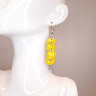 Pendientes Luna Amarillos