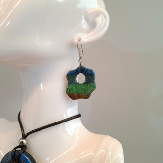 Pendientes Nube Labradorita