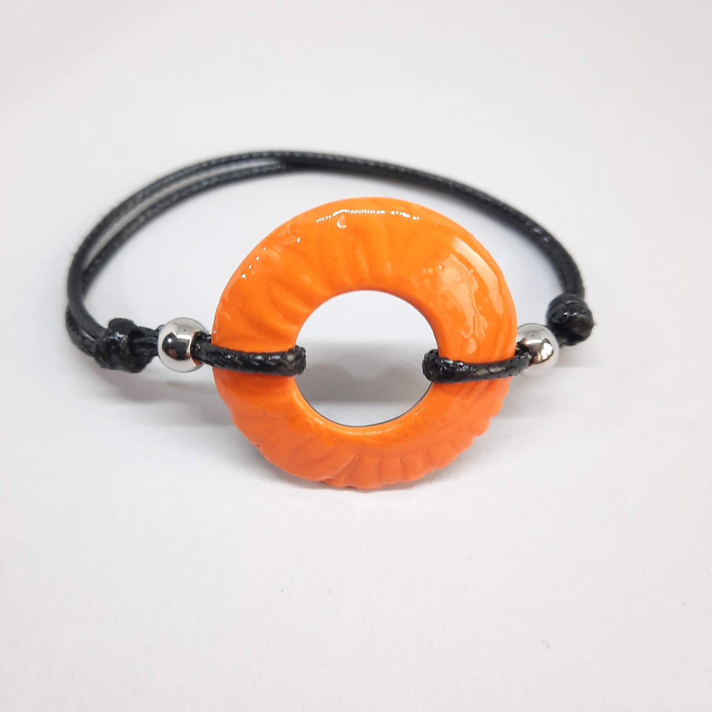 Pulsera Donut Grande Naranja