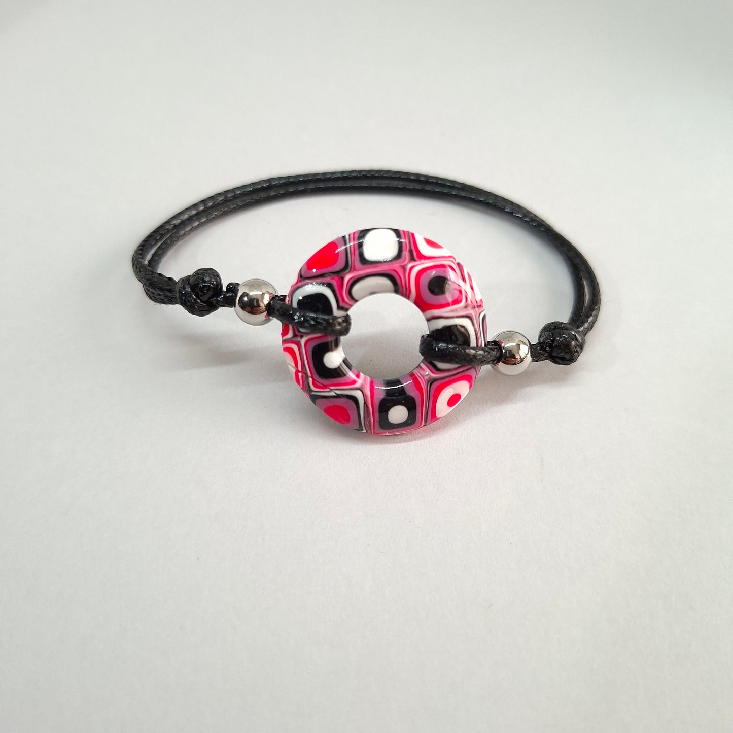 Pulsera Donut Pequeña Rosa Verano