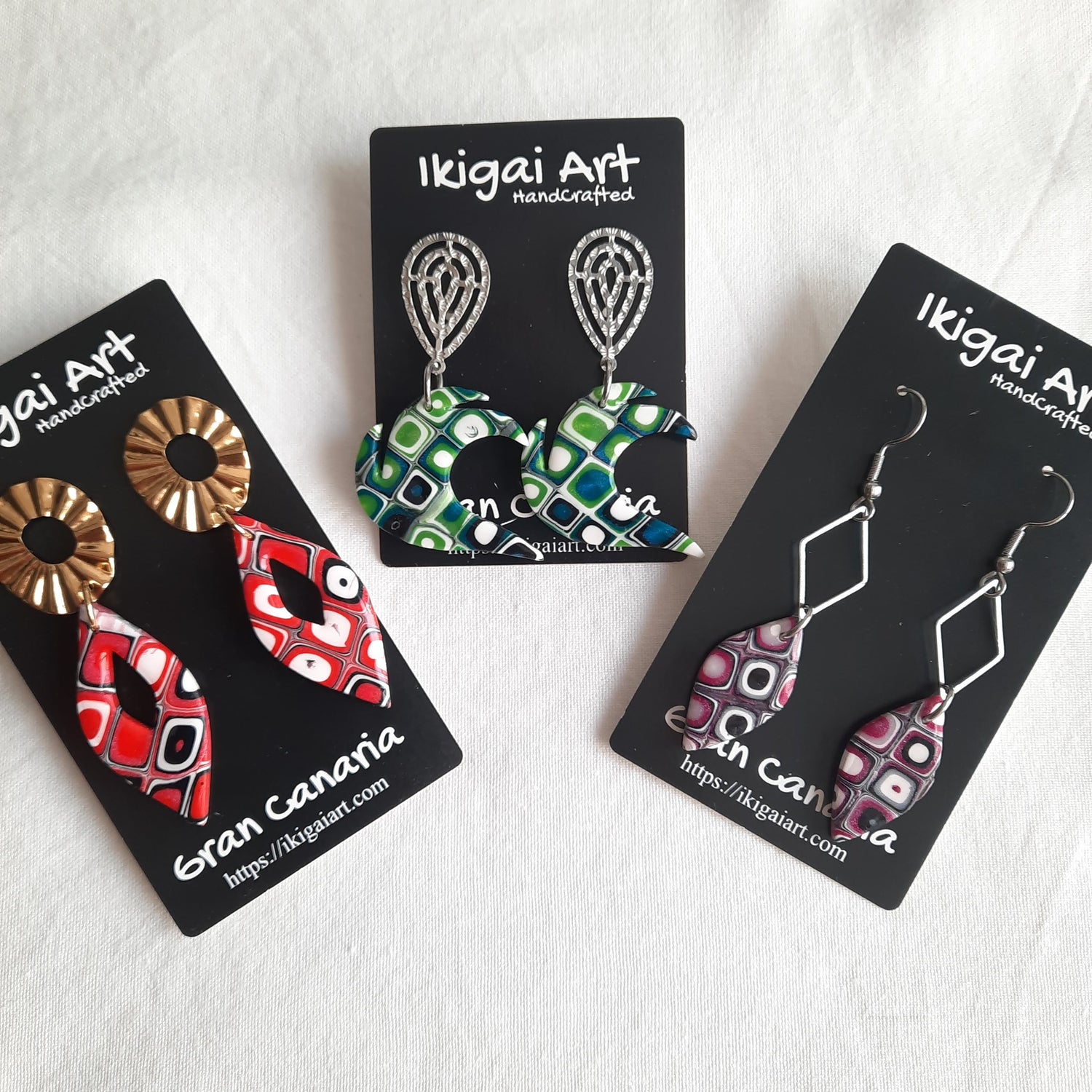 ikigaiart - bisuteria - pendientes