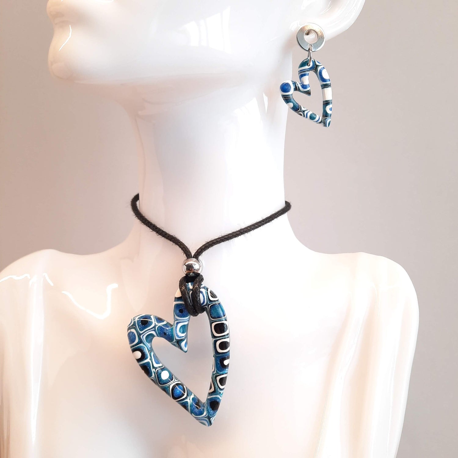 Ikigaiart - bisutería - colección - pasión - azul