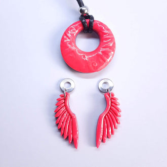 Ikigai Art Bisutería Colección Rosa Neon