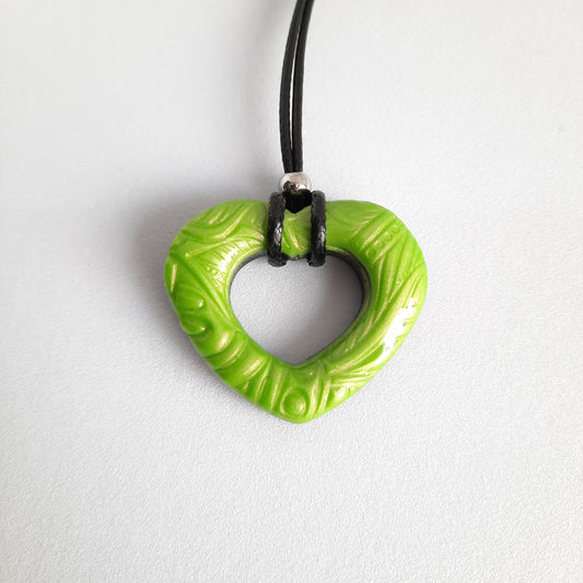 Colgante Corazón Verde