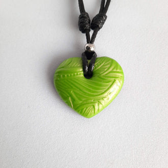 Colgante Corazón Verde Pequeño