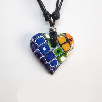 Colgante Corazón Pequeño Arcoíris