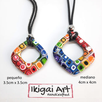 Colgante Abanico Arcoíris - Ikigai Art