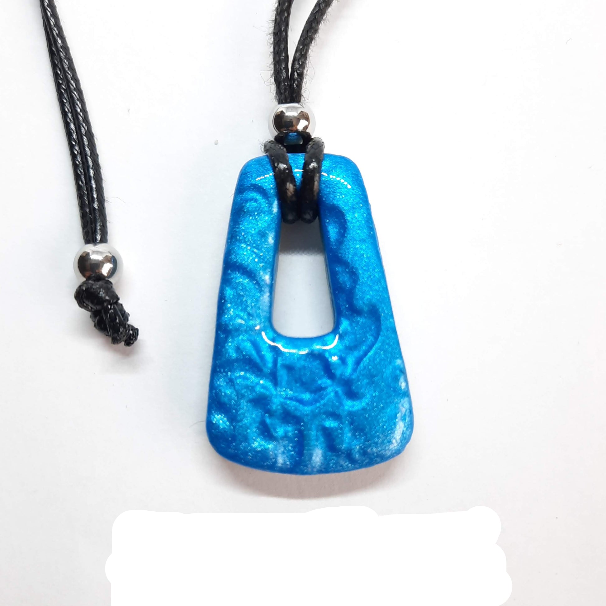 Colgante Trapecio Pequeño Azul