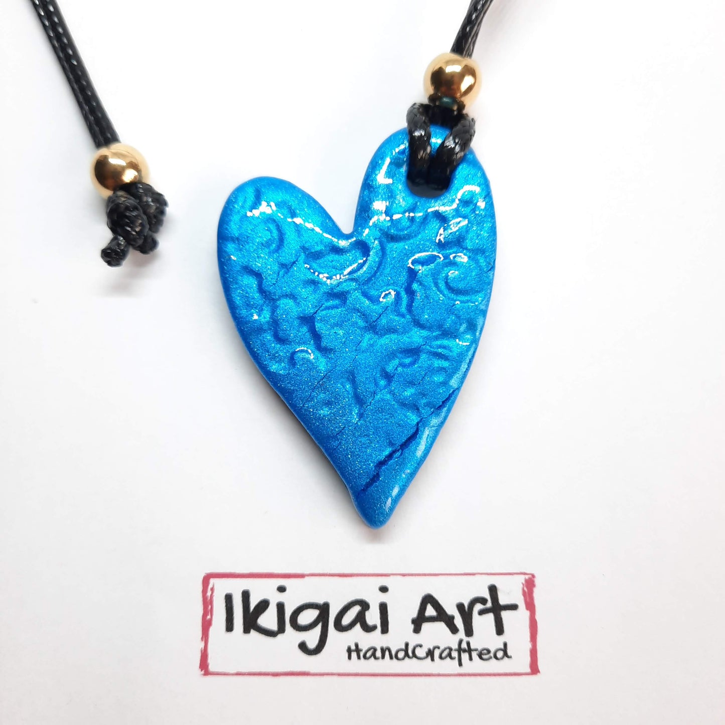 Colgante Corazón Mediano Azul