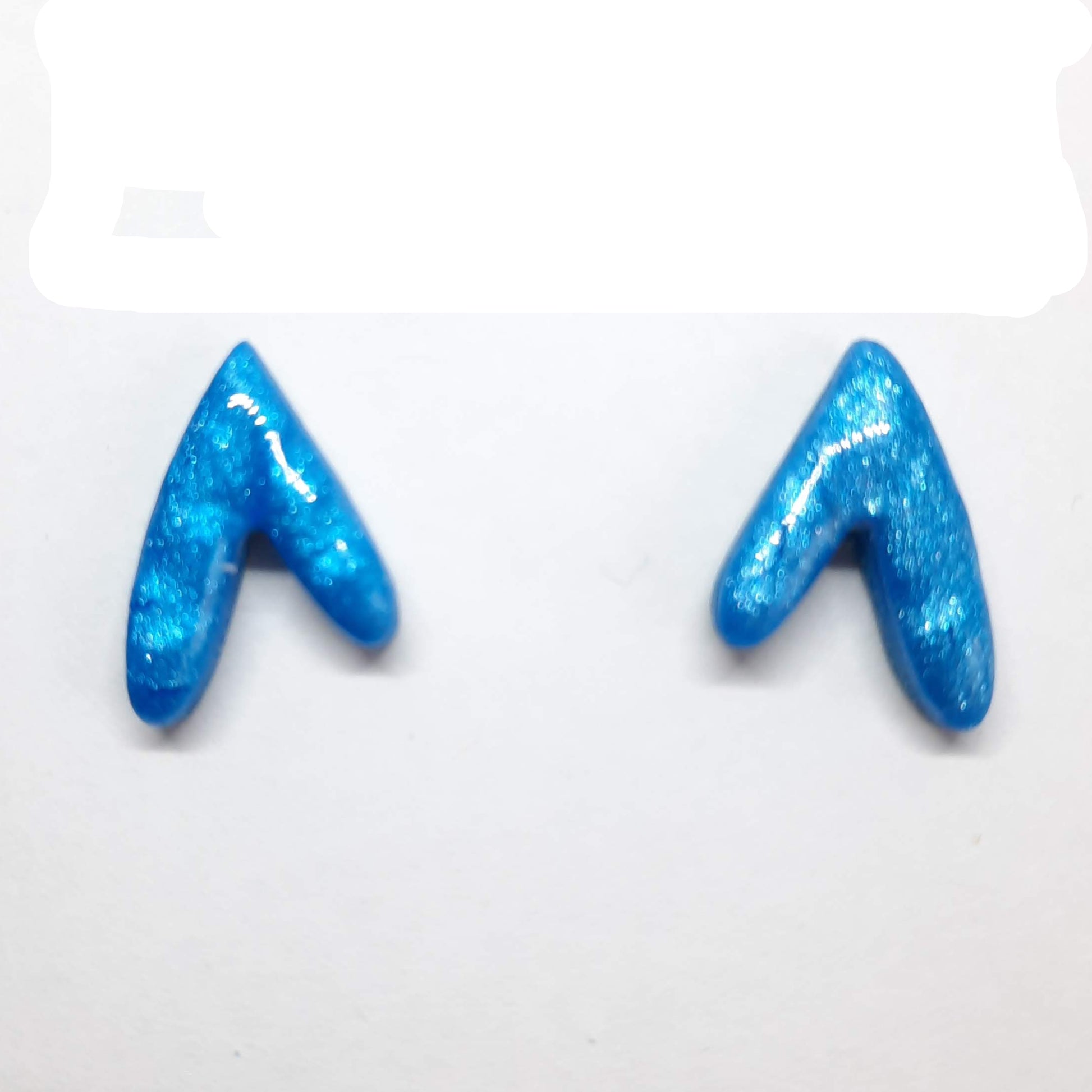 Pendientes Botón Fantasy Azul
