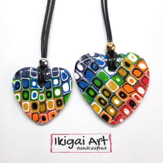 Colgante Corazón Arcoíris