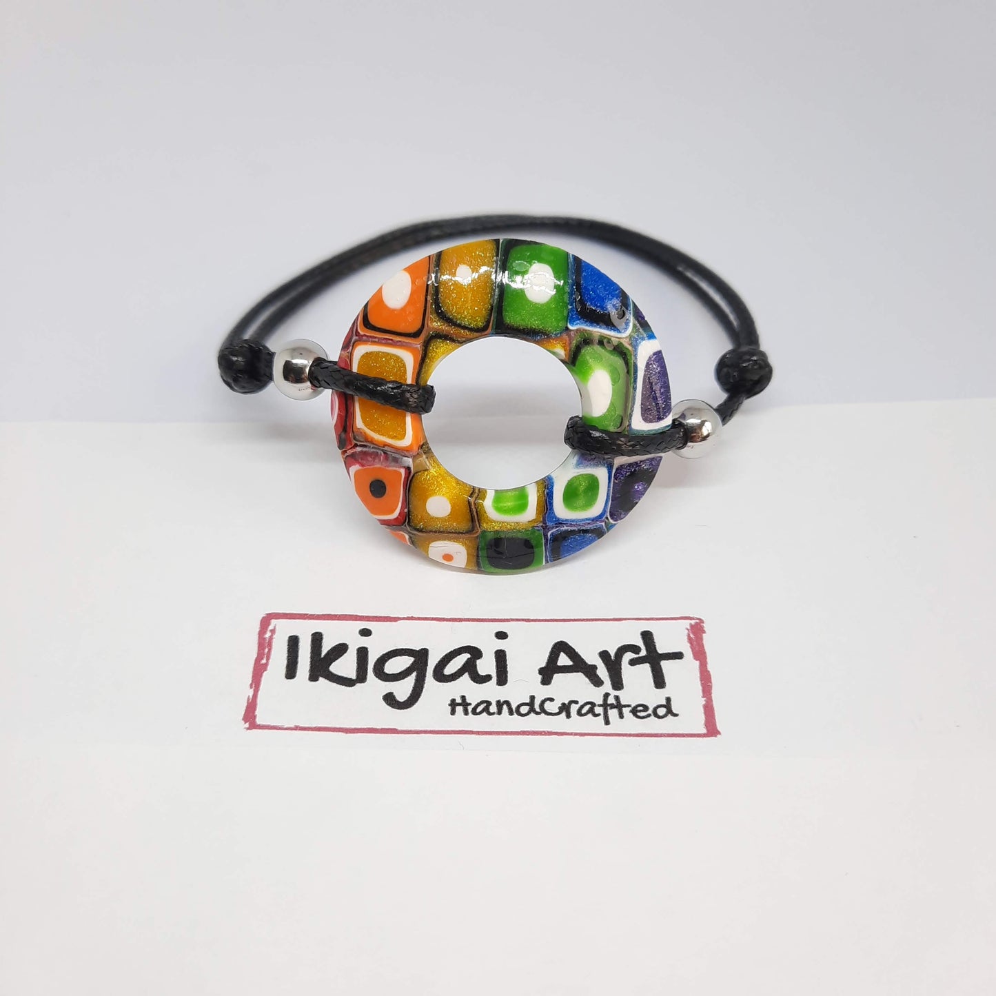 Pulsera Donut Grande Arcoíris