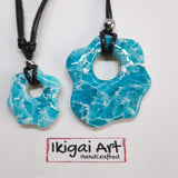 Colgante Nube Aguamarina
