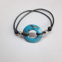 Pulsera Donut Pequeña Turquesa