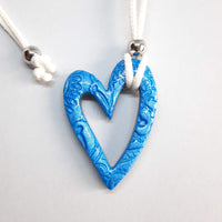 Colgante Corazón Mediano Azul