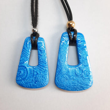 Colgante Trapecio Azul