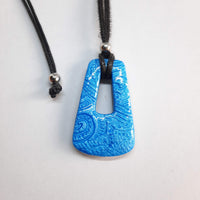 Colgante Trapecio Mediano Azul