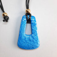 Colgante Trapecio Grande Azul